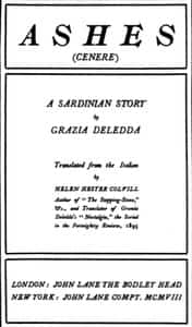 Ashes (Cenere): A Sardinian Story