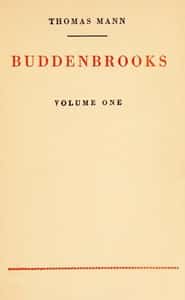 Buddenbrooks, volume 1 of 2