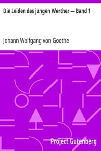 Die Leiden des jungen Werther — Band 1 (German)