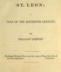 St. Leon: A Tale of the Sixteenth Century