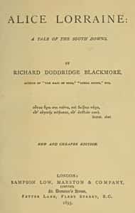 Alice Lorraine: A Tale of the South Downs
