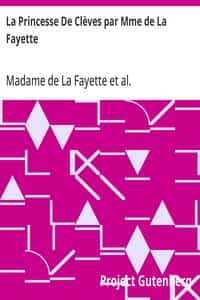 La Princesse De Clèves par Mme de La Fayette
(French)