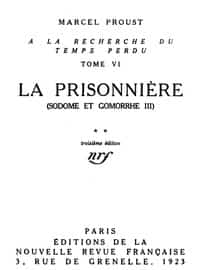 La Prisonnière (Sodome et Gomorrhe III) (French)