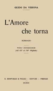 L'amore che torna: romanzo (Italian)