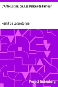 L'Anti-Justine; ou, Les Delices de l'amour (French)