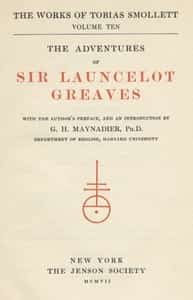 The Adventures of Sir Launcelot Greaves